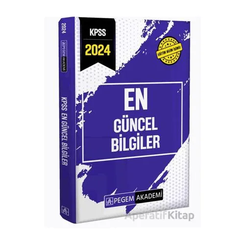 2024 KPSS En Güncel Bilgiler (Roman Boy) - Kolektif - Pegem Akademi Yayıncılık