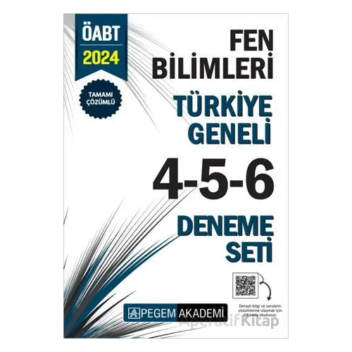 2024 KPSS ÖABT Fen Bilimleri Tamamı Çözümlü Türkiye Geneli 4-5-6 (3lü Deneme Seti)