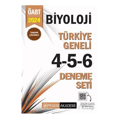 2024 KPSS ÖABT Biyoloji Tamamı Çözümlü Türkiye Geneli 4-5-6 (3lü Deneme Seti)