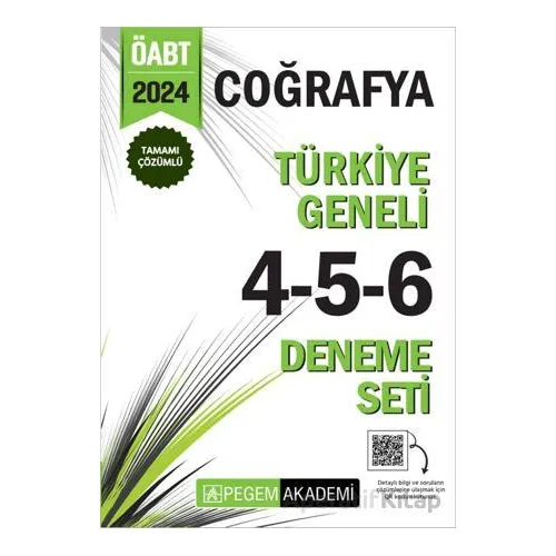 2024 KPSS ÖABT Coğrafya Tamamı Çözümlü Türkiye Geneli 4-5-6 (3lü Deneme Seti)