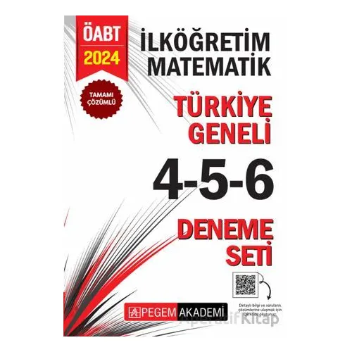 2024 KPSS ÖABT İlköğretim Matematik Tamamı Çözümlü Türkiye Geneli 4-5-6 (3lü Deneme Seti)