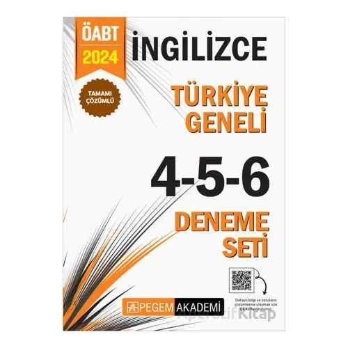 2024 KPSS ÖABT İngilizce Tamamı Çözümlü Türkiye Geneli 4-5-6 (3lü Deneme Seti)