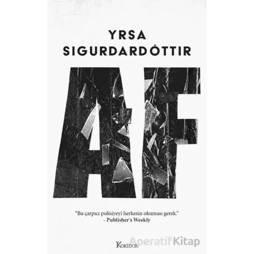 Af - Yrsa Sigurdardottir - Koridor Yayıncılık