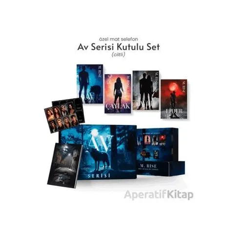 Av Serisi 4 Kitaplık Hediyeli Özel Kutu - M. Rise - Ephesus Yayınları