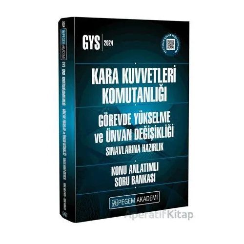 2024 Kara Kuvvetleri Komutanlığı Görevde Yükselme ve Unvan Değişikliği Konu Anlatımlı Soru Bankası