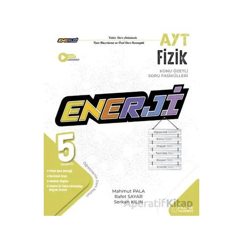 Enerji Ayt Fizik Konu Özetli Soru Fasikülleri - Rafet Sayar - Palme Yayıncılık
