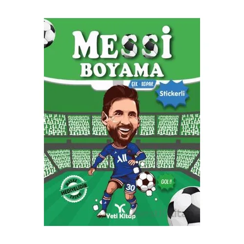 Messi Boyama Kitabı - Kolektif - Yeti Kitap