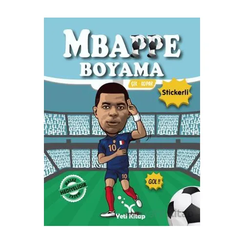 Mbappe Boyama Kitabı - Kolektif - Yeti Kitap