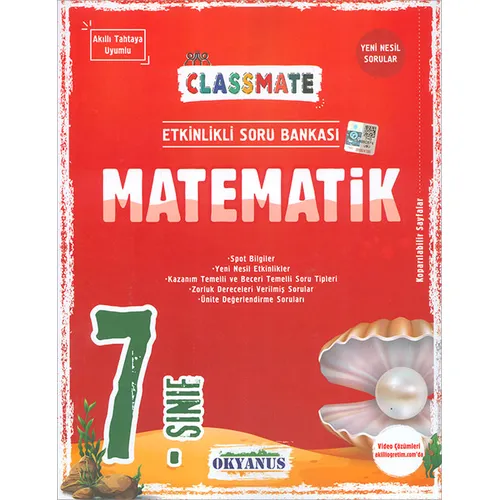 Okyanus 7.Sınıf Classmate Matematik Soru Bankası