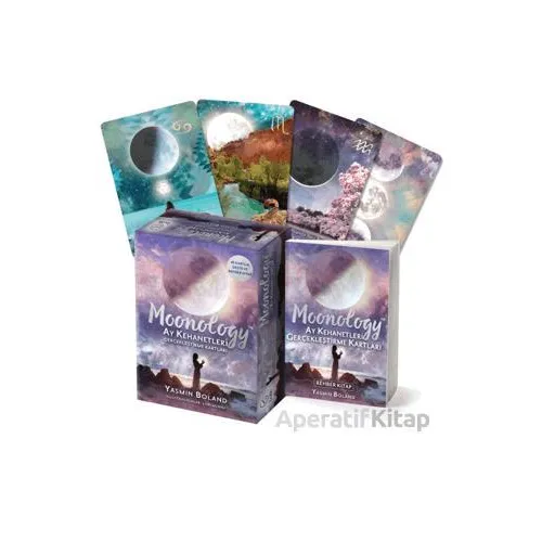 Moonology Ay Kehanetleri Gerçekleştirme Kartları - Yasmin Boland - Butik Yayınları