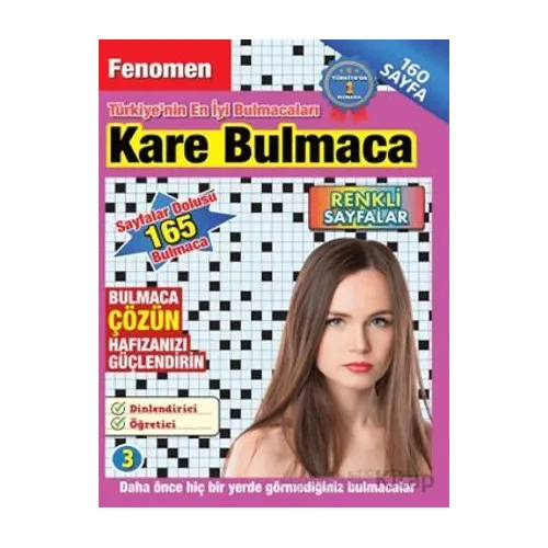 Fenomen Kare Bulmaca 3 - Kolektif - Maxi Yayıncılık