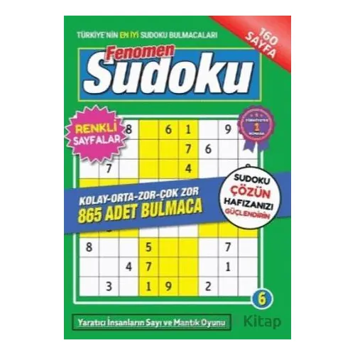 Fenomen Sudoku - 6 - Kolektif - Maxi Yayıncılık
