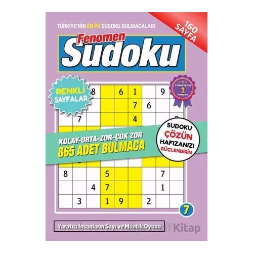 Fenomen Sudoku 7 - Kolektif - Maxi Yayıncılık