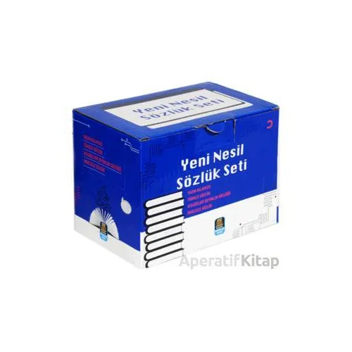 Yeni Nesil Sözlük Seti, Türkçe-İngilizce-Atasözleri ve Yazım Klavuzu (4 Kitap Kutulu, Biala Kapak)