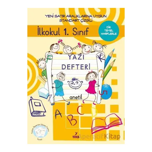 1. Sınıf Yazı Defteri Standart Çizgili - Kolektif - Yuva Yayınları