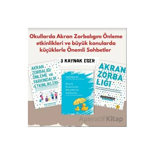 Okullarda Akran Zorbalığını Önleme Farkındalık Etkinlikleri ve Büyük Konularda Küçüklerle Önemli Soh