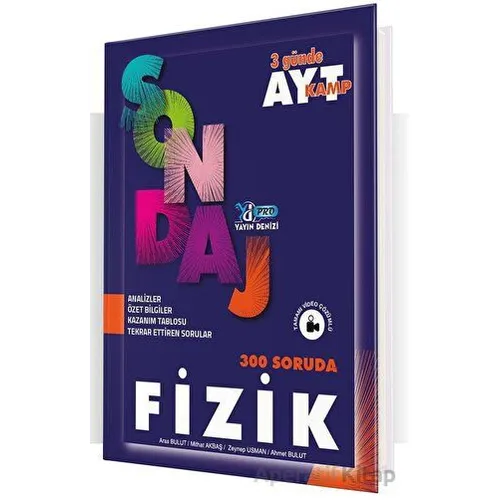 AYT Fizik Pro 300 Soruda Sondaj Kamp Yayın Denizi