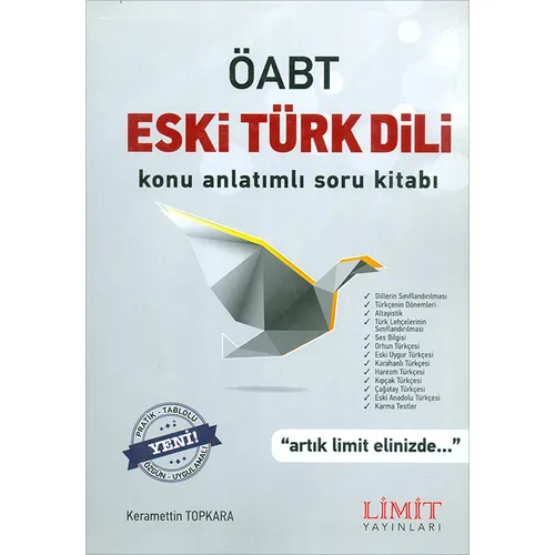 ÖABT Eski Türk Dili Konu Anlatımlı Soru Kitabı Limit Yayınları