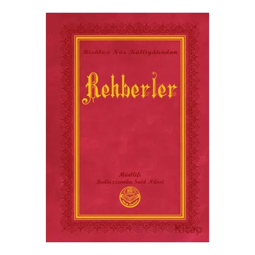 Rehberler (Büyük Boy) - Bediüzzaman Said Nursi - Tenvir Neşriyat