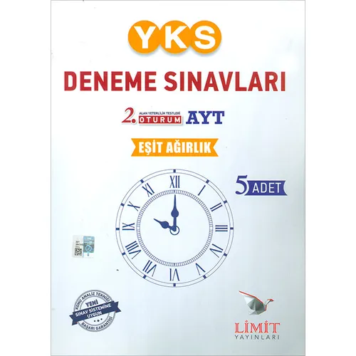AYT Eşit Ağırlık 5li Deneme Limit Yayınları