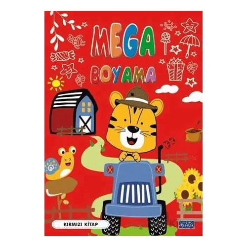 Mega Boyama-Kırmızı Kitap - Kolektif - Parıltı Yayınları
