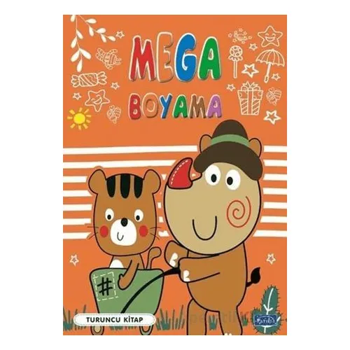 Mega Boyama-Turuncu Kitap - Kolektif - Parıltı Yayınları