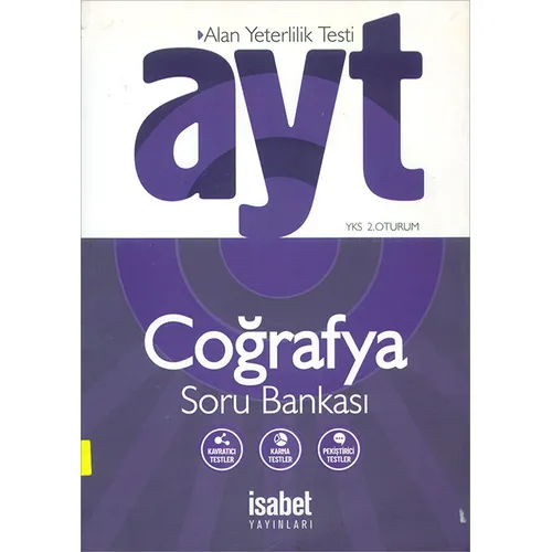 AYT Coğrafya Soru Bankası - İsabet Yayınları