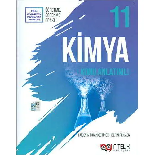 Nitelik 11.Sınıf Kimya Konu Anlatımlı (Yeni Müfredat)