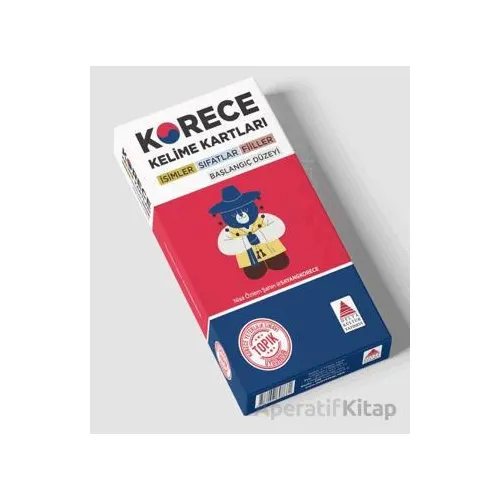 Korece Kelime Kartları (İsimler, Sıfatlar, Fiiller) - Nisa Özlem Şahin - Delta Kültür Yayınevi