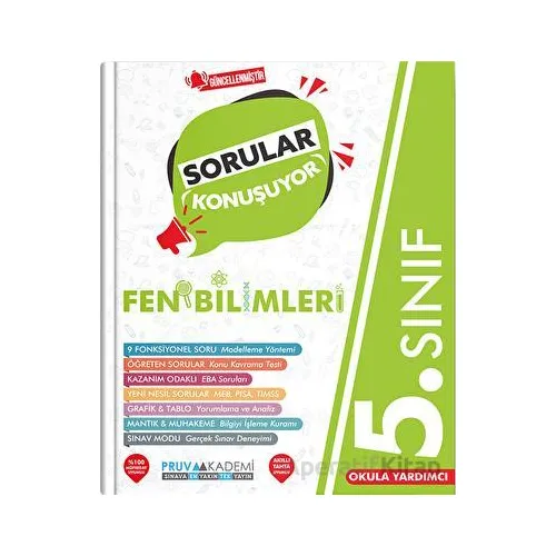 2024 Müfredat Öncesi 5. Sınıf Fen Bilimleri Sorular Konuşuyor Pruva Akademi