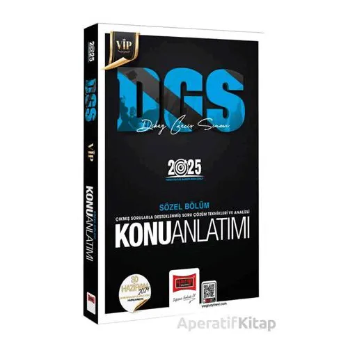 Yargı Yayınları 2025 DGS VİP Sözel Yetenek Konu Anlatımı