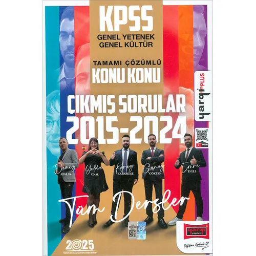 Yargı 2025 KPSS Tamamı Çözümlü Konu Konu Çıkmış Sorular Kitabı