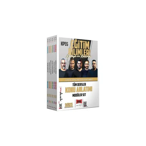 Yargı Yayınları 2025 KPSS Eğitim Bilimleri Konu Anlatımlı Modüler Set (6 Kitap)