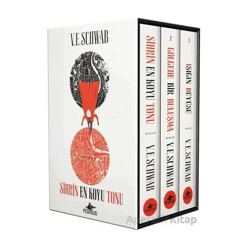 Sihrin Tonları Üçlemesi Kutulu Özel Set (3 Kitap) - V. E. Schwab - Pegasus Yayınları