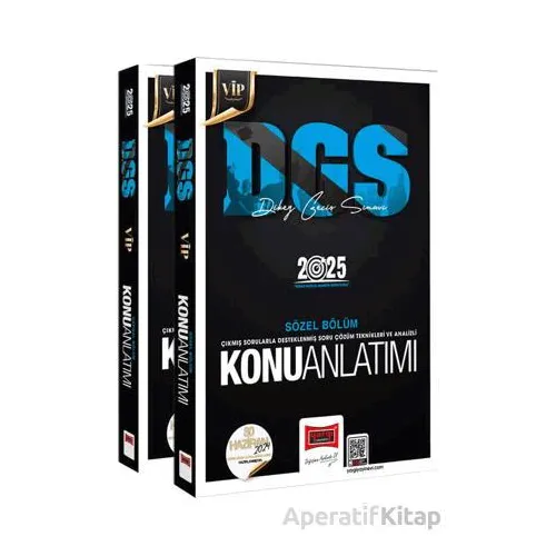 Yargı Yayınları 2025 DGS VİP Sayısal-Sözel Yetenek Konu Anlatımlı Set