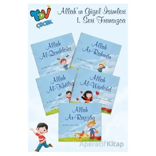 Les Beaux Noms dAllah (Allah’ın Güzel İsimleri 1 Set 5 Kitap)