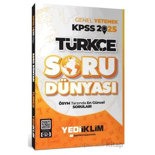 Yediiklim Yayınları 2025 Genel Kültür Türkçe Soru Dünyası