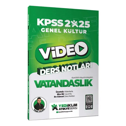 Yediiklim 2025 KPSS Genel Kültür Vatandaşlık Video Ders Notları