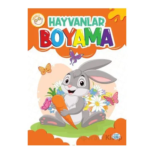 Neşeli Hayvanlar Boyama - Kollektif - Dokuz Çocuk
