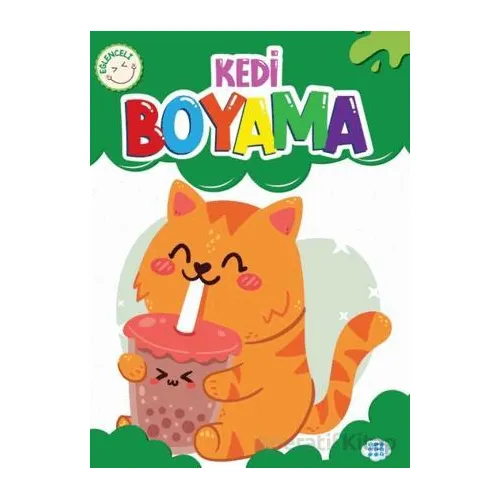 Eğlenceli Kedi Boyama - Kolektif - Dokuz Çocuk