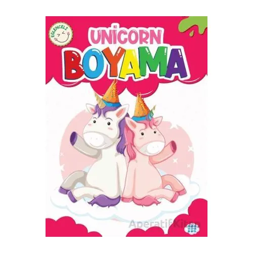 Eğlenceli Unicorn Boyama - Kolektif - Dokuz Çocuk