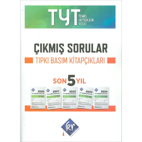 TYT Çıkmış Sorular Son 5 Yıl Tıpkı Basım Fasikülleri KR Akademi Yayınları