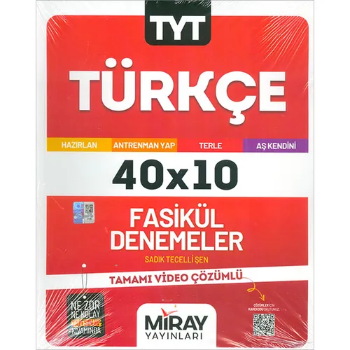 TYT Türkçe 10 Deneme Miray Yayınları