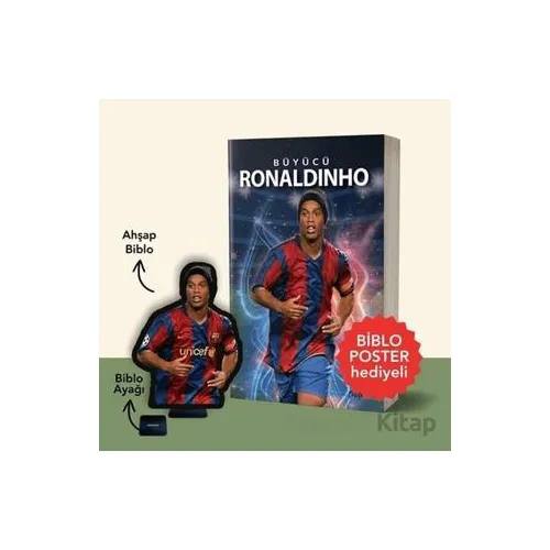 Büyücü Ronaldinho - Biblo Poster Hediyeli - Kerem Tek - Flipper Yayıncılık