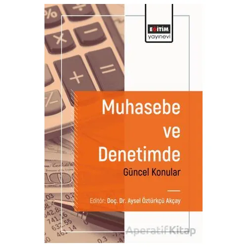 Muhasebe ve Denetimde Güncel Konular - Kolektif - Eğitim Yayınevi - Bilimsel Eserler