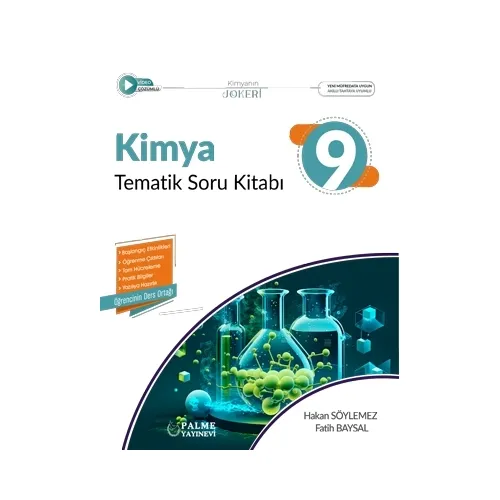 2025 9. Sınıf Kimya Tematik Soru Kitabı - Palme Yayıncılık