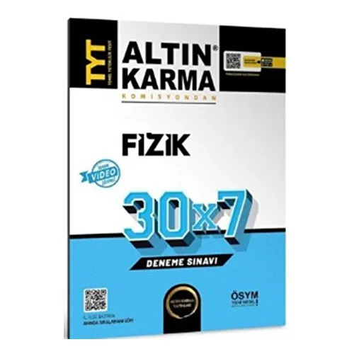 Altın Karma Yayınları TYT Fizik 30 x 7 Deneme