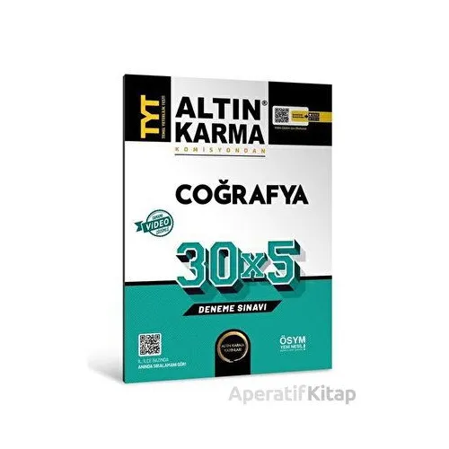 Altınkarma TYT Coğrafya 30X5 Deneme Sınavı