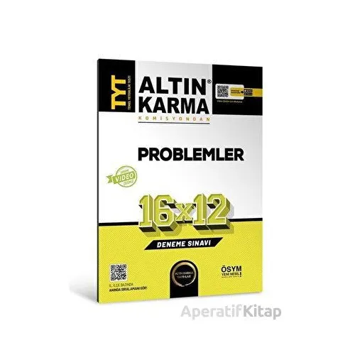 Altınkarma TYT Problemler 16x12 Deneme Sınavı 2023