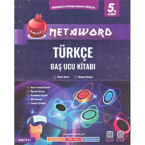 2024 Müfrredat Öncesi 5. Sınıf Türkçe Metaword Baş Ucu Kitabı Nartest Yayınları